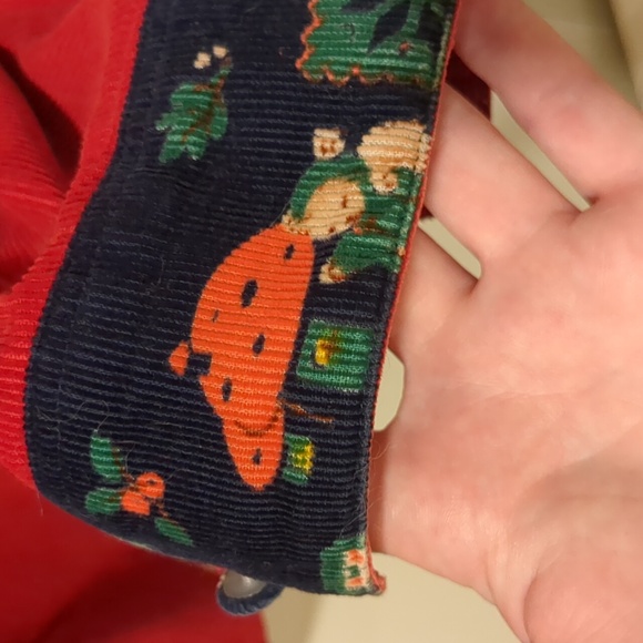 Vintage corduroy Squirrel button down top - Picture 3 of 5